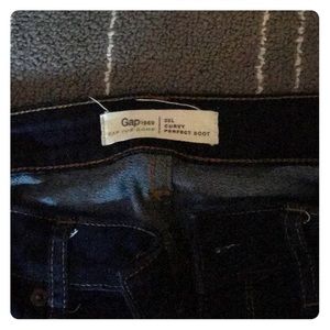 Gap 30 Long curvy perfect bootcut jeans